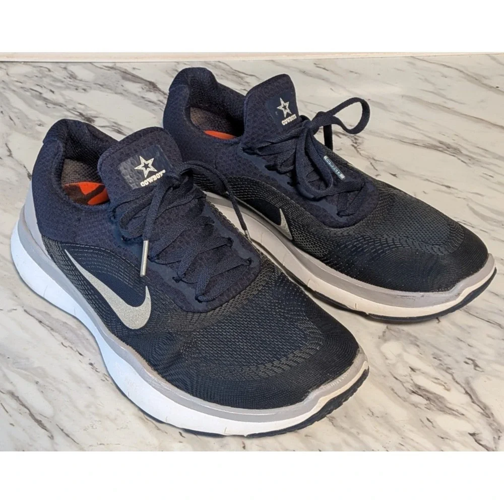 Nike Free Trainer X NFL‎ v7 'Dallas Cowboys' Sneakers AA1948-405 Men's Size 8